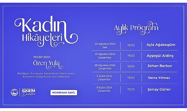 Üsküdar'da “Kadın Hikâyeleri” söyleşileri başlıyor – KÜLTÜR SANAT