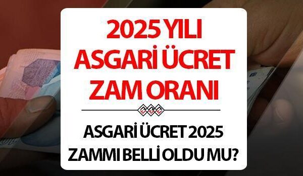 2025 YILI TAHMİNİ ASGARİ ÜCRET ARTIŞININ HESAPLANMASI | Yeni yılda asgari ücret ne kadar olacak, TL’ye ne kadar yükselecek? Ocak 2025 asgari ücret artışı ne zaman açıklanacak? Bakan Işıkhan ilk toplantının tarihini açıkladı!