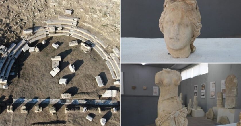 Pompeiopolis Antik Kenti’nde heyecanlandıran keşif: Afrodit heykelleri bulundu – Son Dakika Kültür Sanat Haberleri