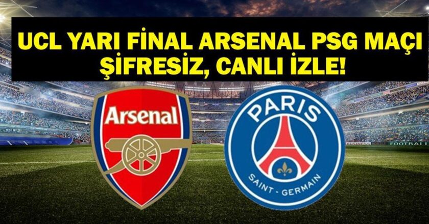 PSG Arsenal UEFA Şampiyonlar Ligi canlı oyununu izleyin! İşte Arsenal PSG İlk 11