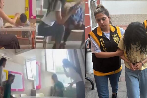 Öğretmenin anları kamerada otizmli çocukları dövdü! Yakalanmış