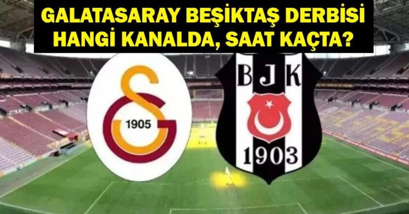 GALATASARAY BEŞİKTAŞ MAÇI HANGİ KANALDA? Süper Lig Galatasaray Beşiktaş Derbisi Ne Zaman? İşl 11 Belli Oldu Mu?